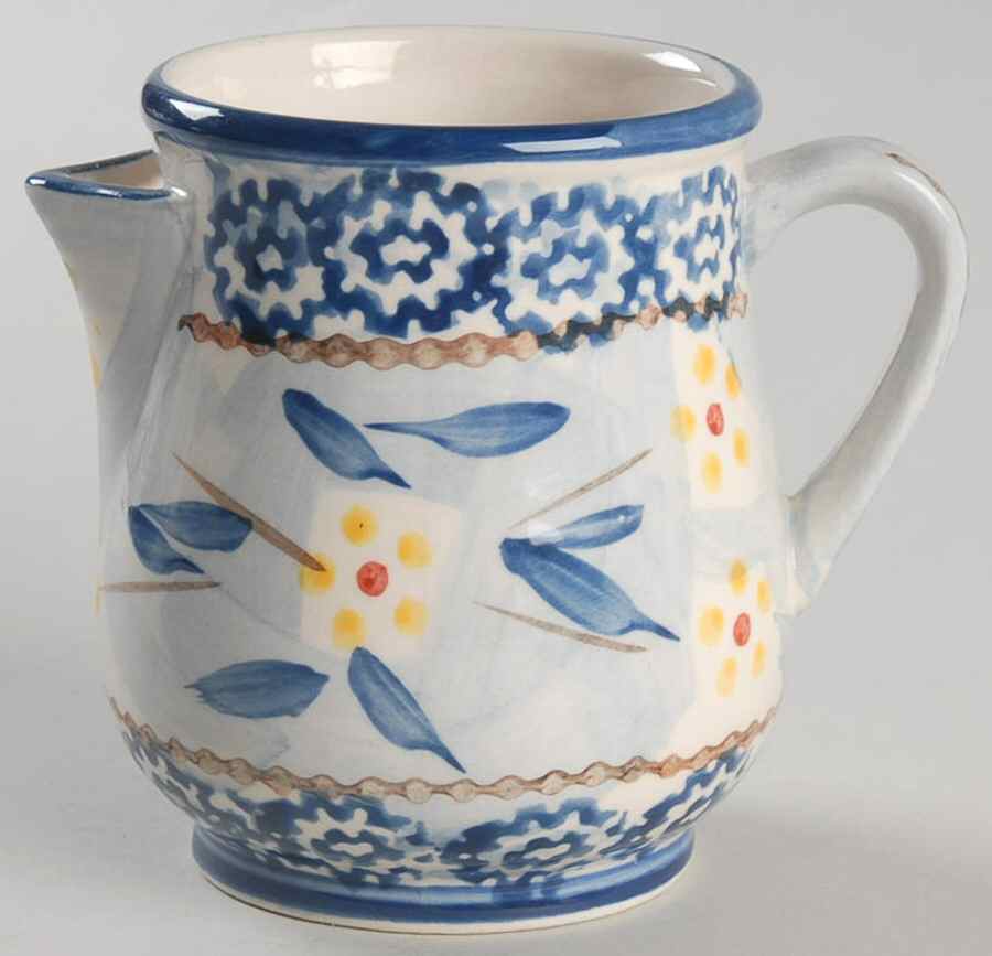 Old World Blue Creamer by Temp-Tations-1