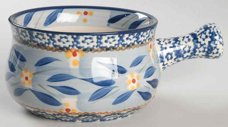 Old World Blue Soup Mug by Temp-Tations-1