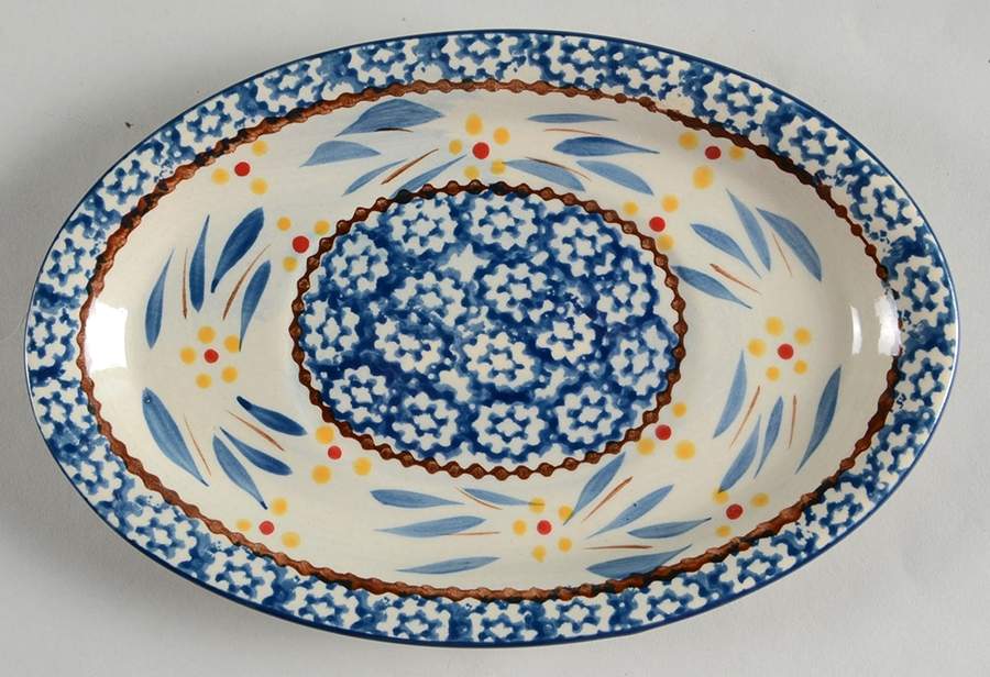 Old World Blue Underplate for Gravy Boat by Temp-Tations-1