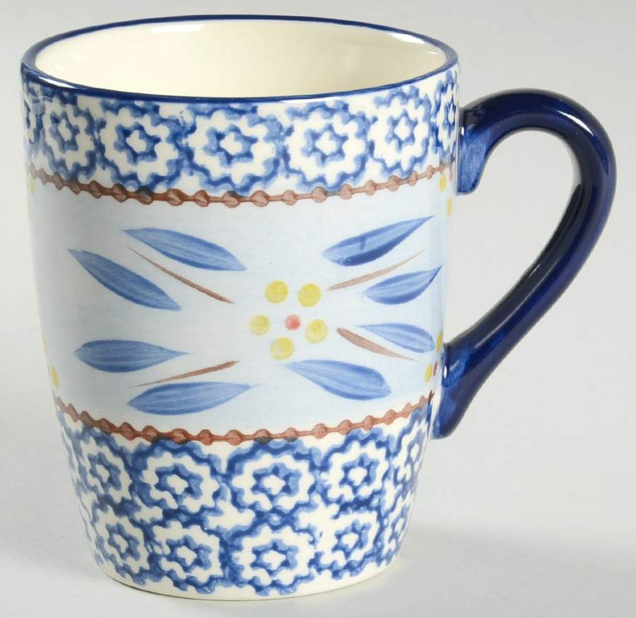 Old World Blue Mug by Temp-Tations-1