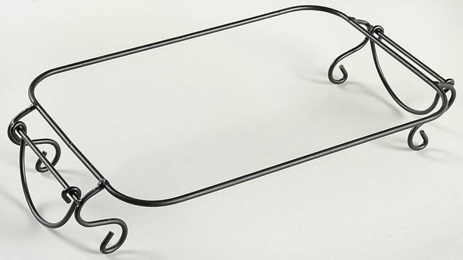 Old World Blue Metal Stand for Muffin Pan (Holds 6 Muffins) by Temp-Tations-1