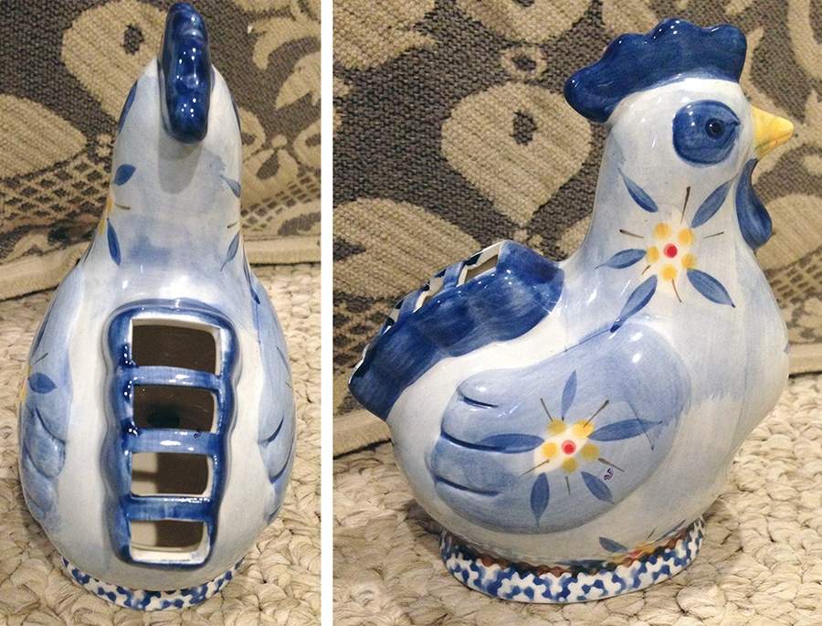 Old World Blue Holder for Measuring Spoons by Temp-Tations-1