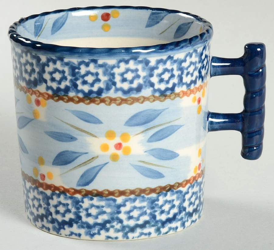 Old World Blue Mug by Temp-Tations-1