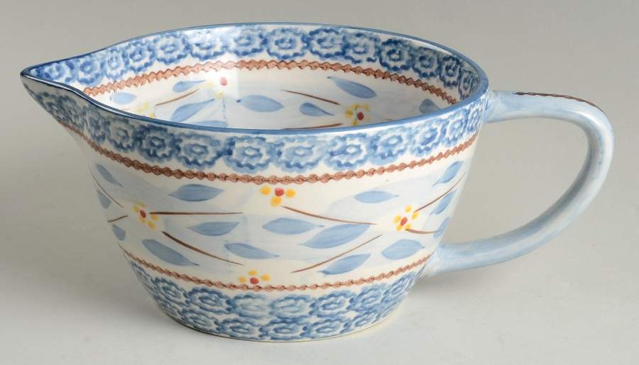 Old World Blue Oversize Batter Bowl by Temp-Tations-1