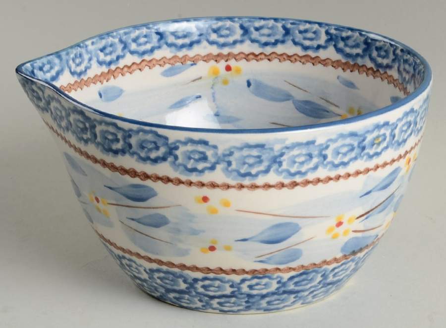 Old World Blue Batter Bowl by Temp-Tations-1