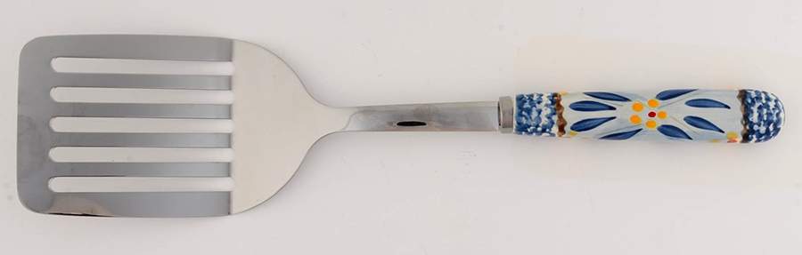 Old World Blue Metal Spatula by Temp-Tations-1