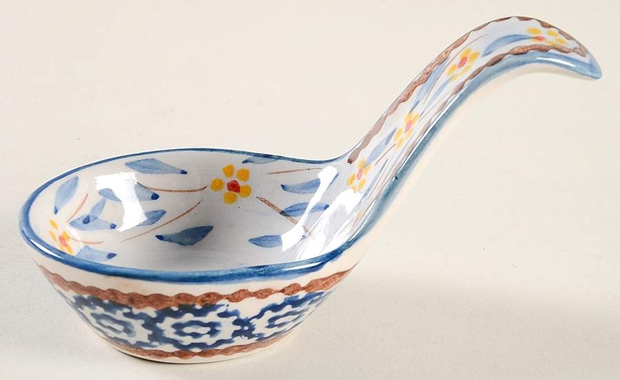 Old World Blue Dip Spoon by Temp-Tations-1