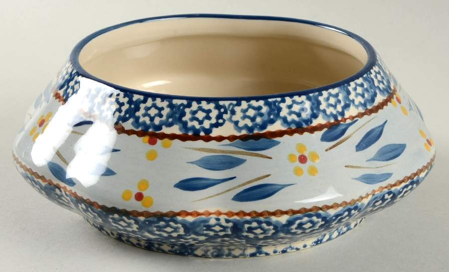 Old World Blue Medium Bowl for Christmas Tree Stacking Set by Temp-Tations-1
