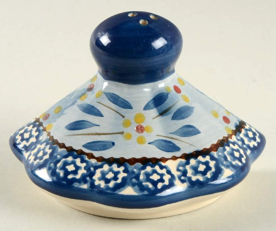 Old World Blue Pepper Shaker for Christmas Tree Stacking Set by Temp-Tations-1