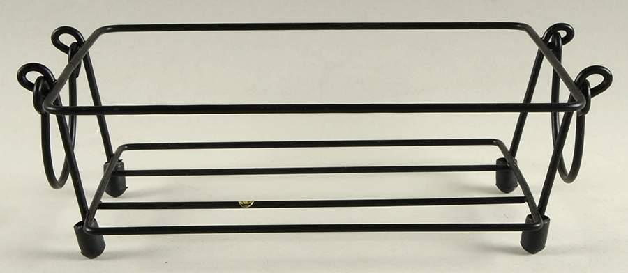 Old World Blue Metal Stand for 10" Rectangular Baker by Temp-Tations-1