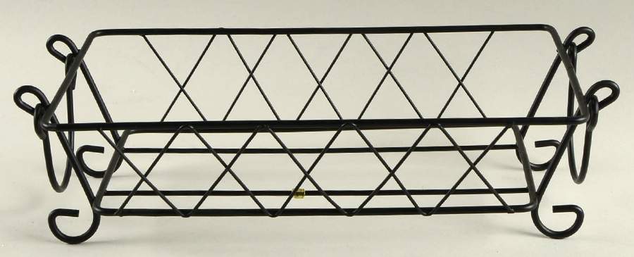 Old World Blue Metal Stand for Loaf Pan by Temp-Tations-1