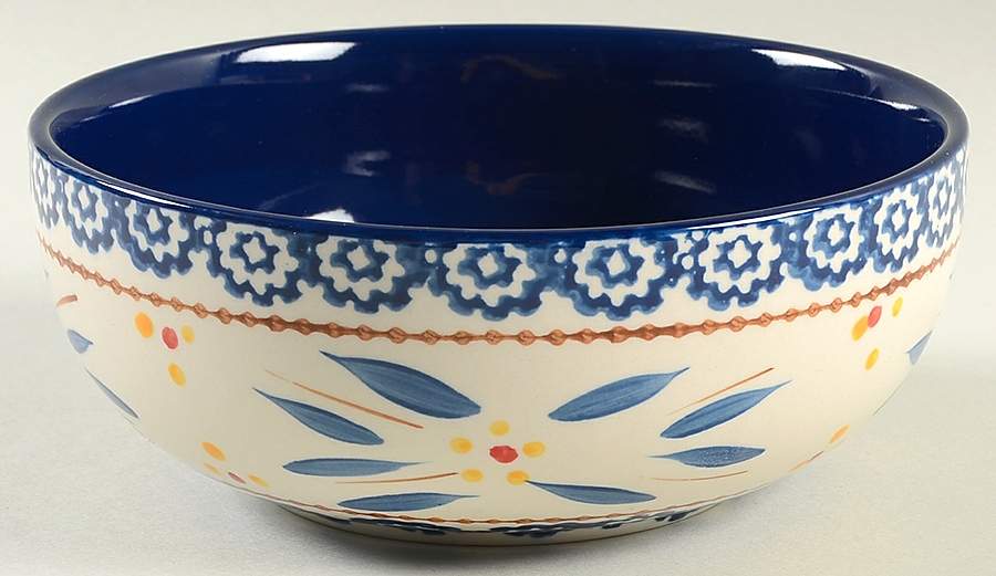 Old World Blue Soup/Cereal Bowl by Temp-Tations-1
