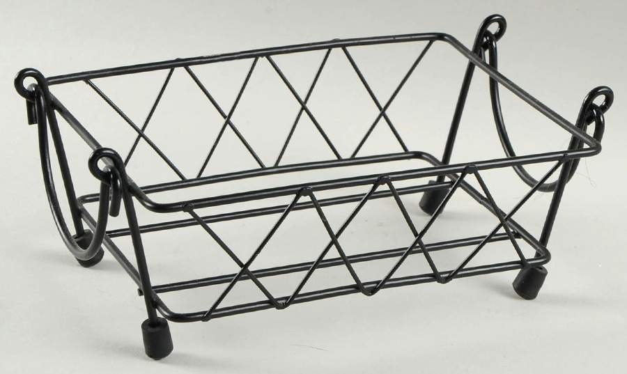 Old World Blue Metal Stand for 5" Rectangular Baker by Temp-Tations-1