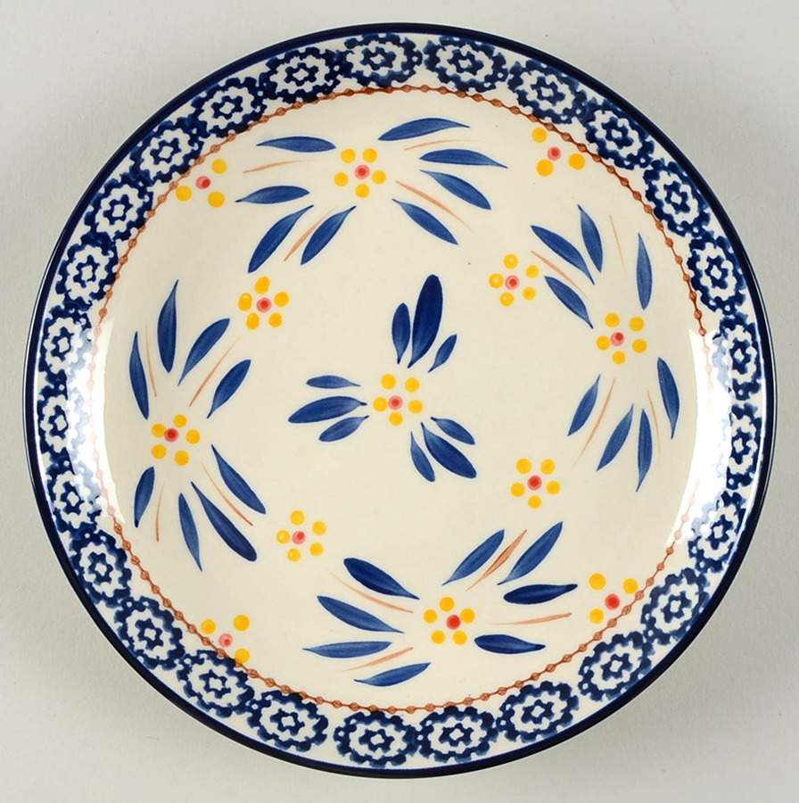 Old World Blue Coupe Salad Plate by Temp-Tations-1