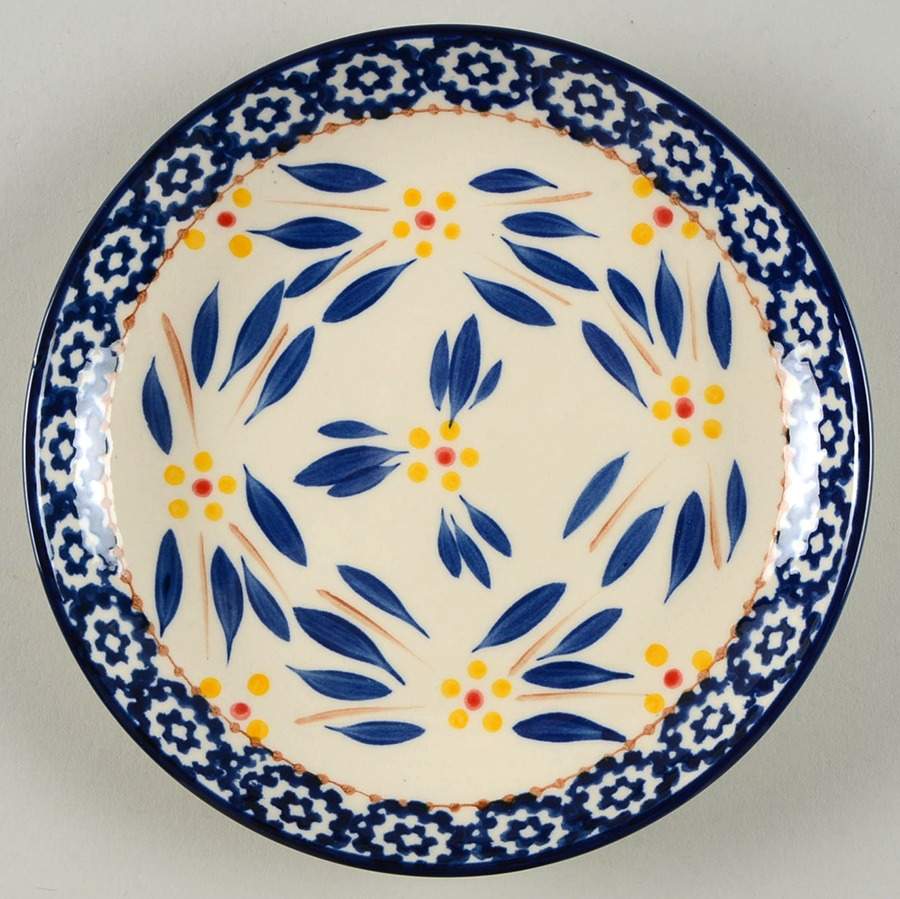 Old World Blue Bread & Butter Plate by Temp-Tations-1