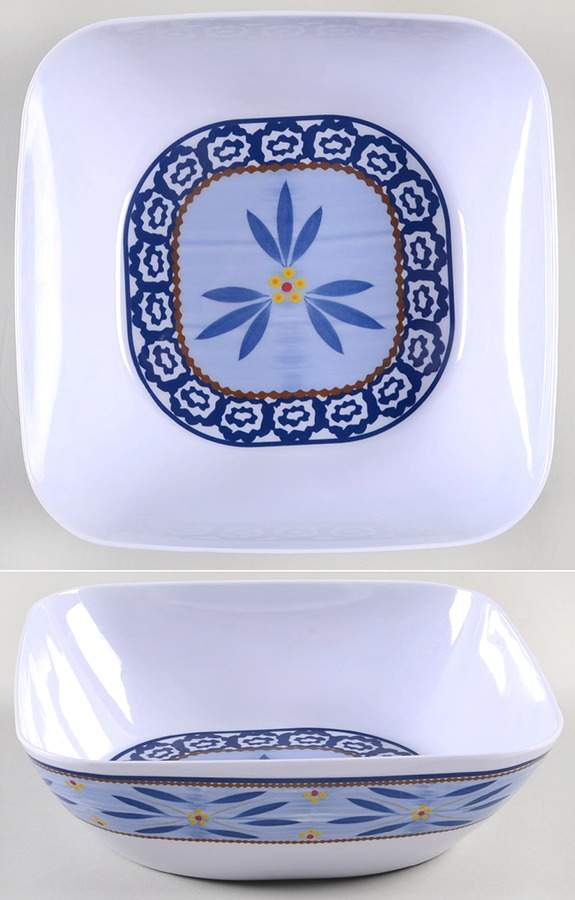 Old World Blue Melamine Soup/Cereal Bowl by Temp-Tations-1