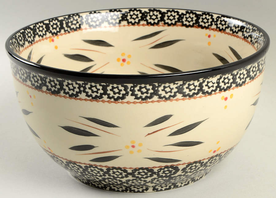 Old World Black 9" Mixing Bowl by Temp-Tations-1