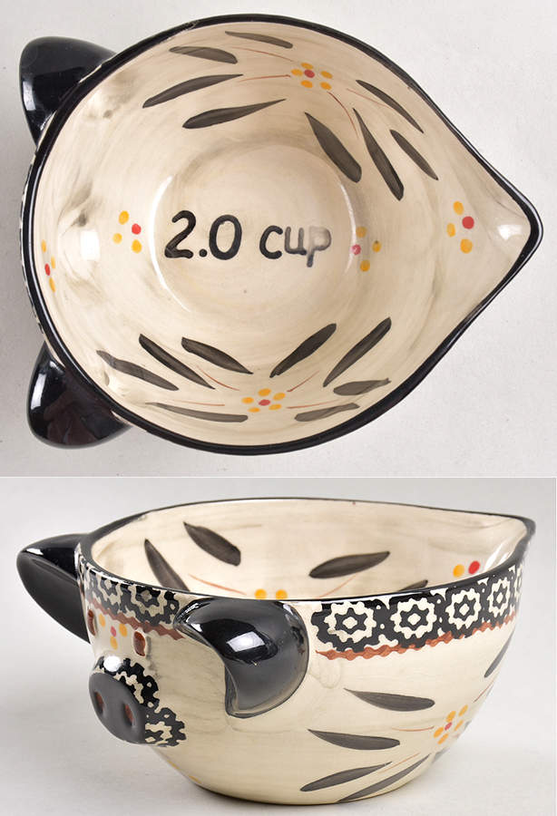 Old World Black 2 Cup Measuring Cup by Temp-Tations-1