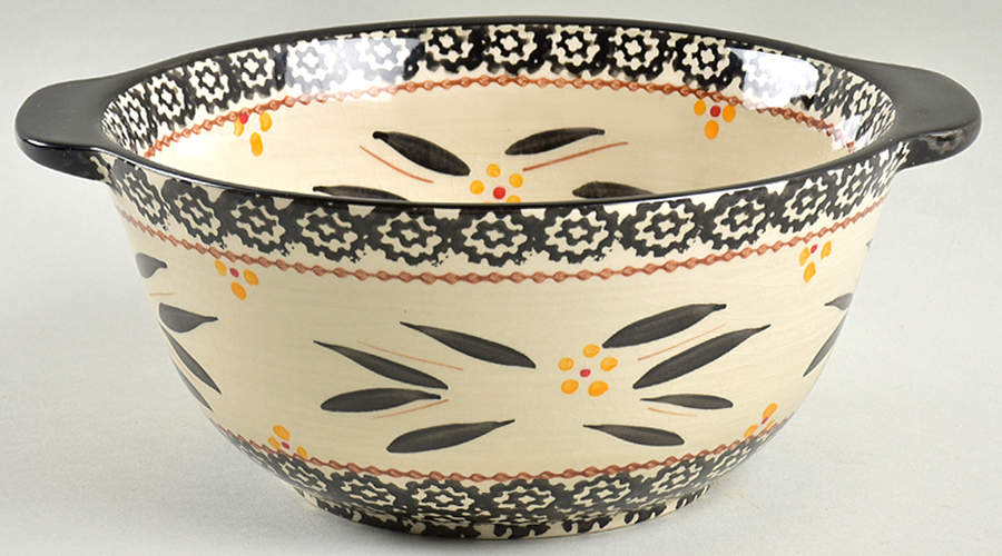 Old World Black 9" Mixing Bowl by Temp-Tations-1