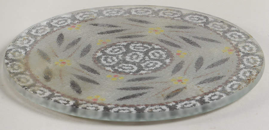 Old World Black Round Glassware Trivet by Temp-Tations-1