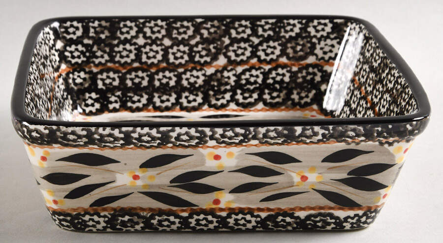 Old World Black 8" Square Baker by Temp-Tations-1