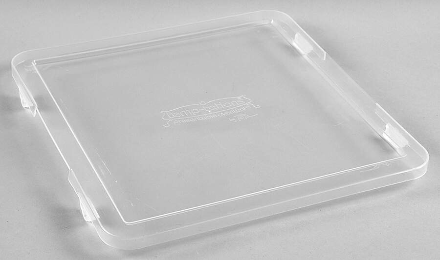 Old World Black Plastic Lid for 13" Square Baker by Temp-Tations-1