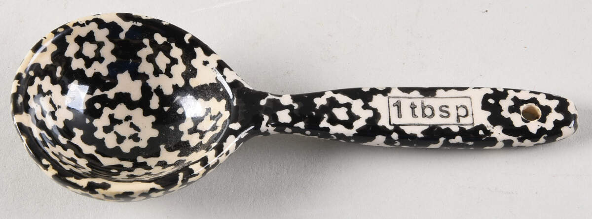Old World Black 1 Tablespoon Ceramic Measuring Spoon by Temp-Tations-1