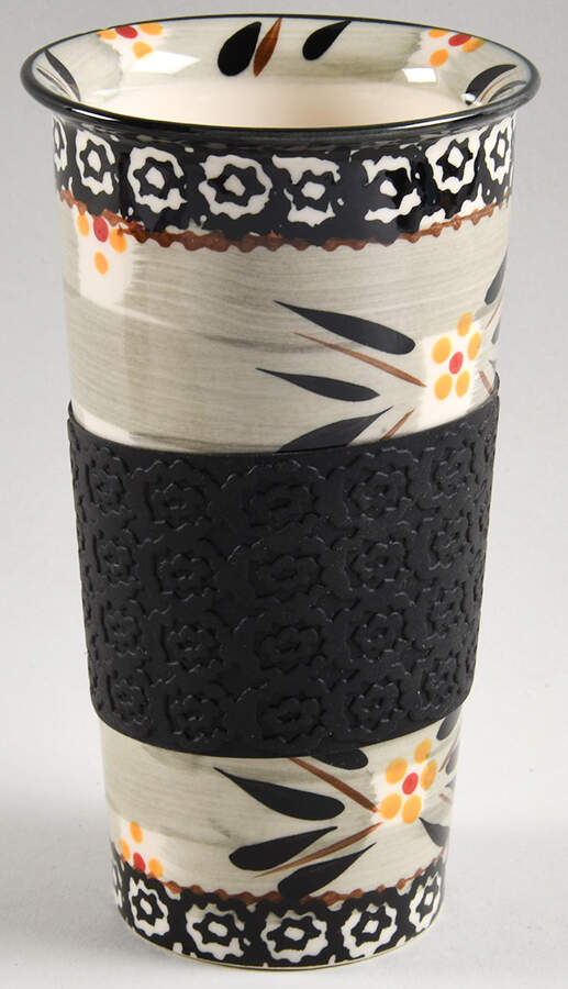 Old World Black Travel Tumbler No Lid by Temp-Tations-1