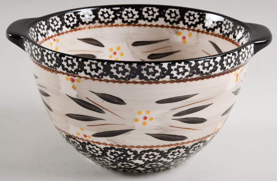Old World Black 1.5 Quart Round Casserole No Lid by Temp-Tations-1