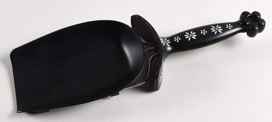 Old World Black Meat Fork with Spatula Attachment by Temp-Tations-1