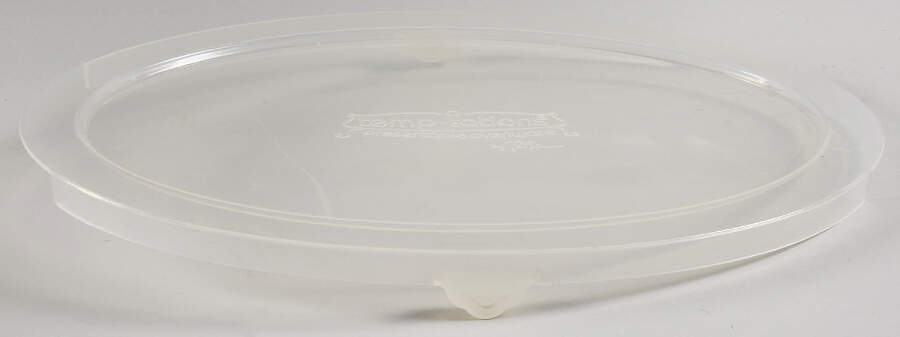 Old World Black Plastic Lid for 13" Oval Baker by Temp-Tations-1