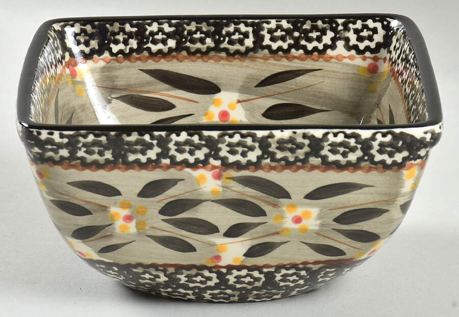 Old World Black 6" Square Mixing Bowl by Temp-Tations-1