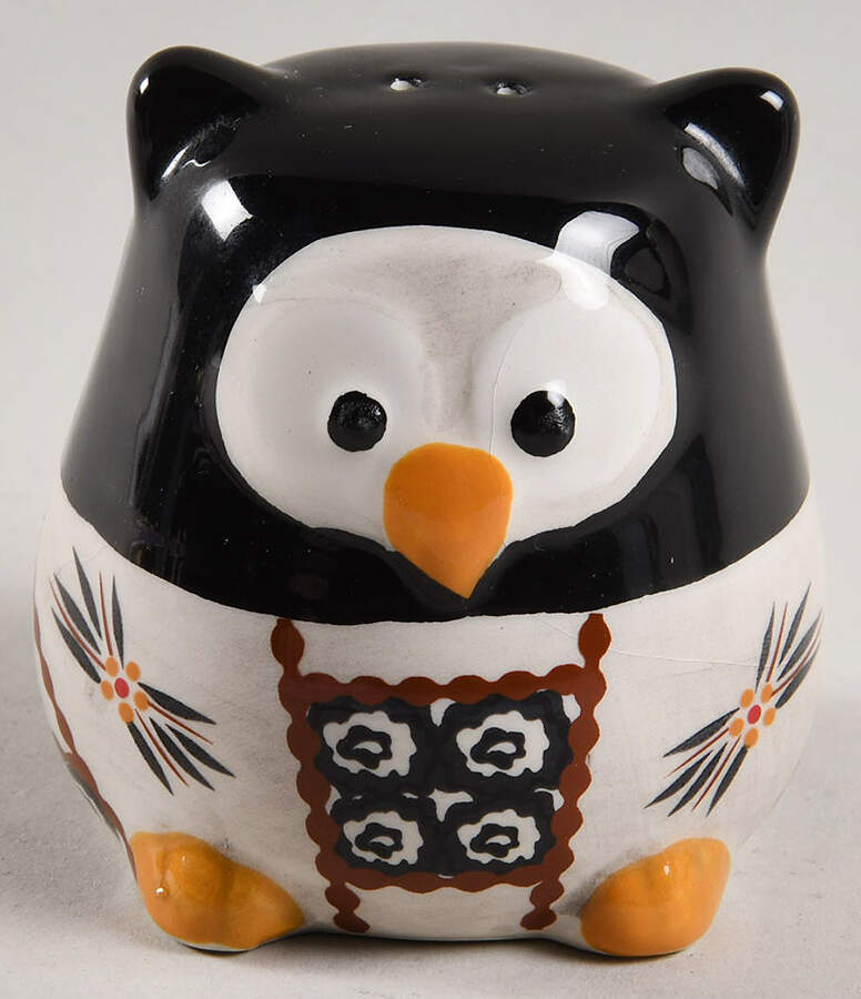 Old World Black Figural Salt Shaker by Temp-Tations-1