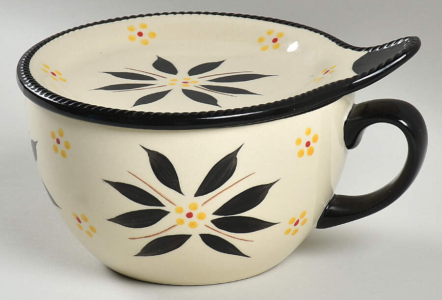 Old World Black Soup Mug & Lid-It by Temp-Tations-1