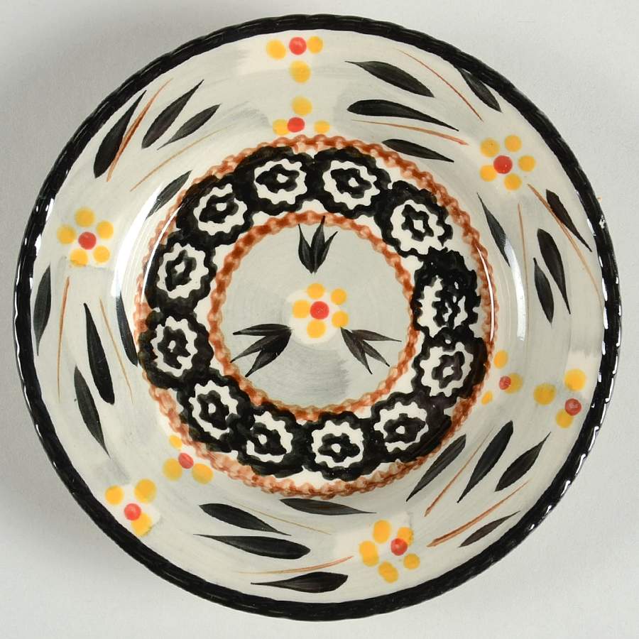 Old World Black Bread & Butter Plate by Temp-Tations-1