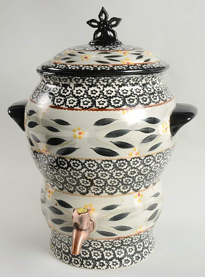 Old World Black Samovar & Lid by Temp-Tations-1