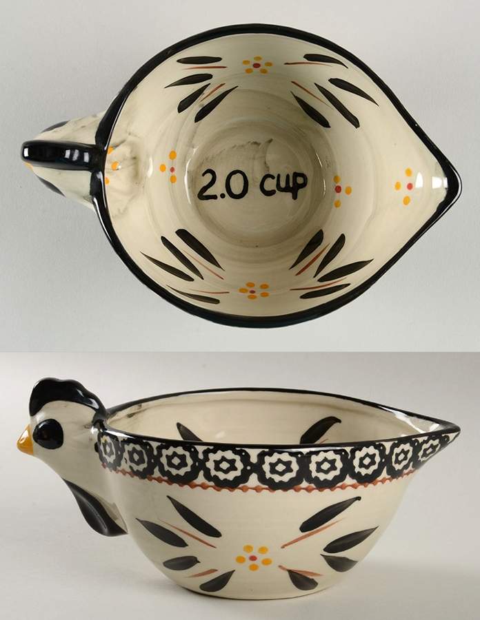 Old World Black 2 Cup Measuring Cup by Temp-Tations-1
