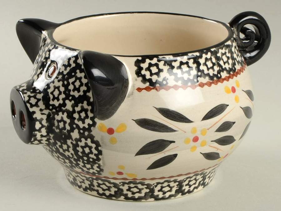 Old World Black Soup Mug by Temp-Tations-1