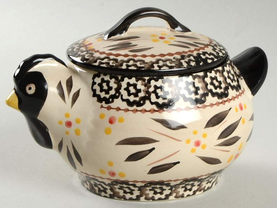 Old World Black Individual Casserole & Lid by Temp-Tations-1