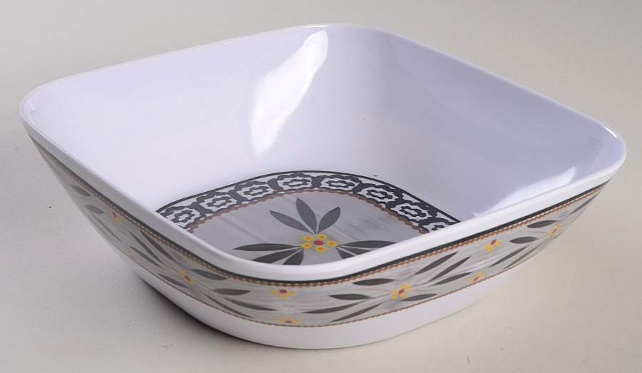 Old World Black Melamine Soup/Cereal Bowl by Temp-Tations-1