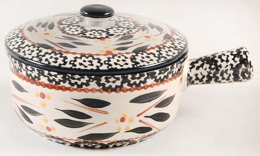 Old World Black Individual Casserole & Lid by Temp-Tations-1