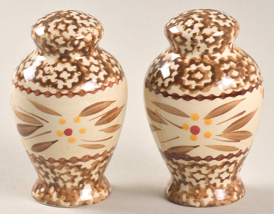 Old World Brown Salt & Pepper Set by Temp-Tations-1