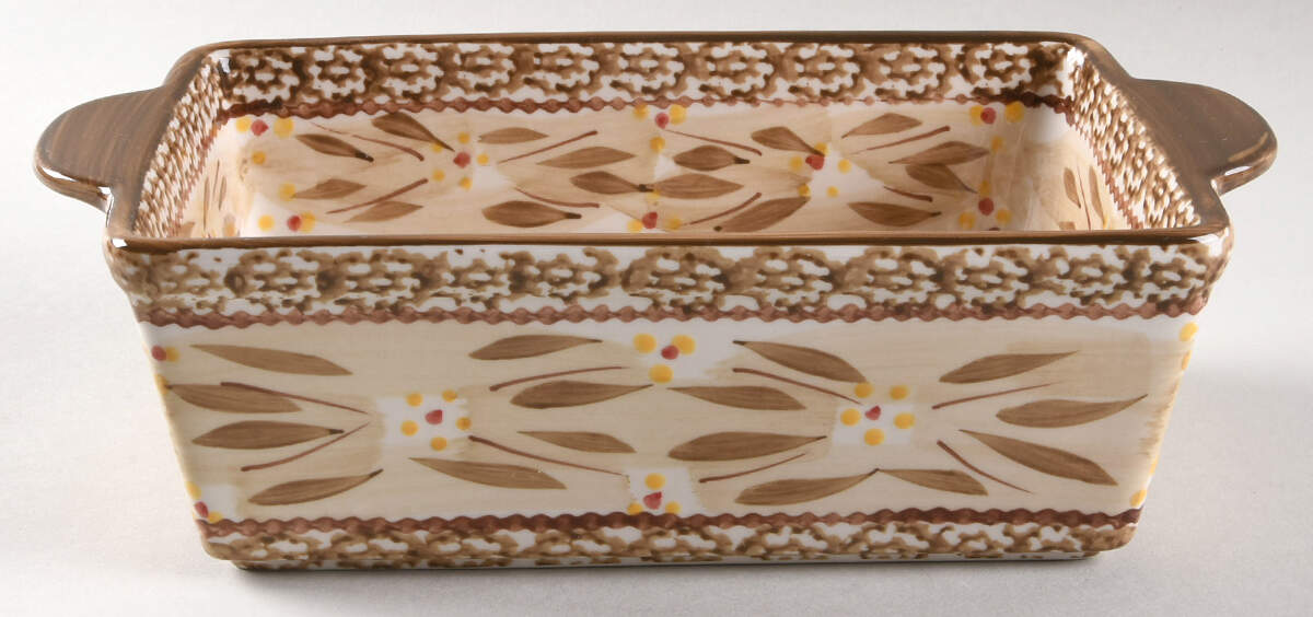 Old World Brown 10" Rectangular Baker by Temp-Tations-1