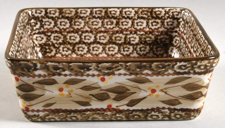 Old World Brown 7" Square Baker by Temp-Tations-1