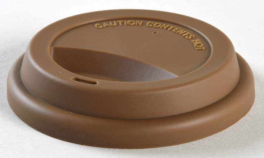 Old World Brown Silicone Lid for Travel Mug by Temp-Tations-1