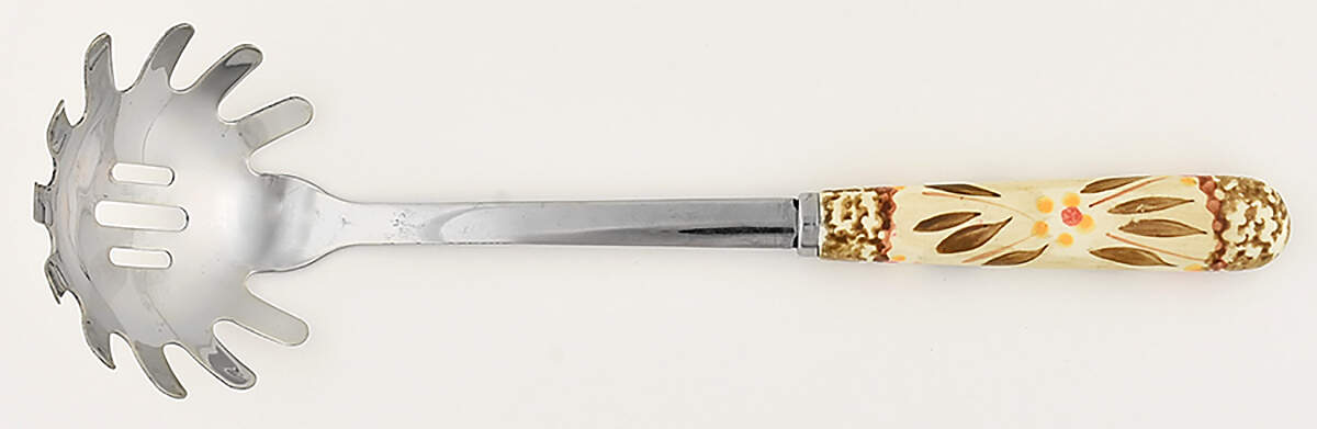 Old World Brown Pasta Server by Temp-Tations-1