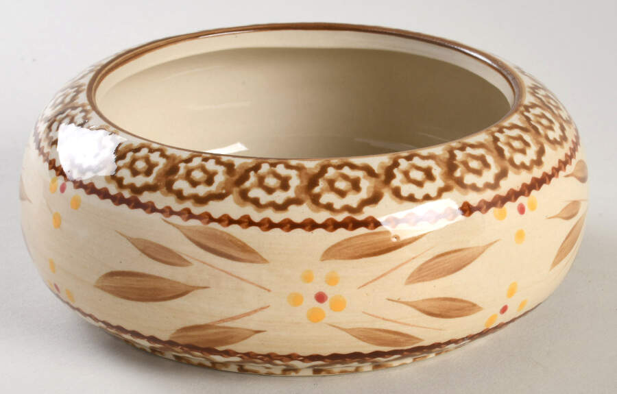 Old World Brown 20 Oz Bowl for Beehive Canister by Temp-Tations-1