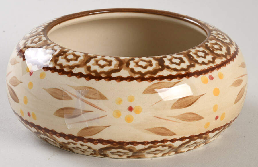Old World Brown 12 Oz Bowl for Beehive Canister by Temp-Tations-1
