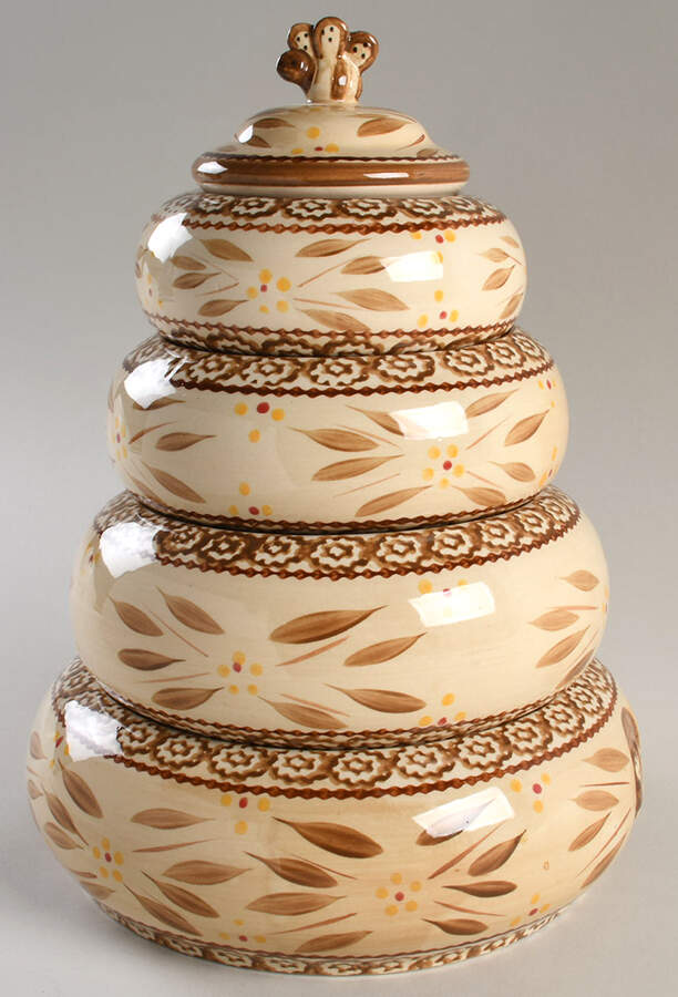 Old World Brown Beehive Canister by Temp-Tations-1