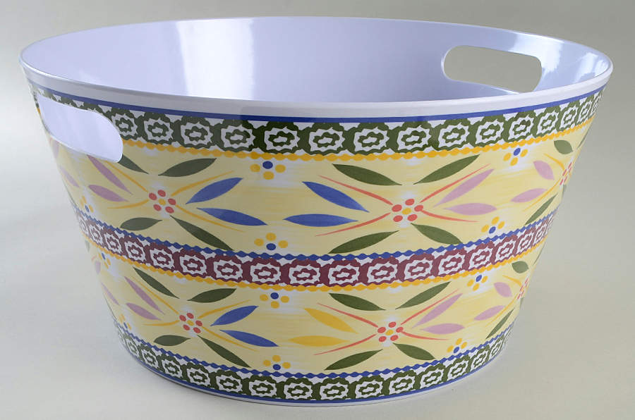Old World Confetti Melamine Beverage Tub by Temp-Tations-1